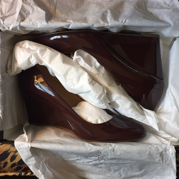 J. Crew Martina Patent Wedges - Picture 2 of 7